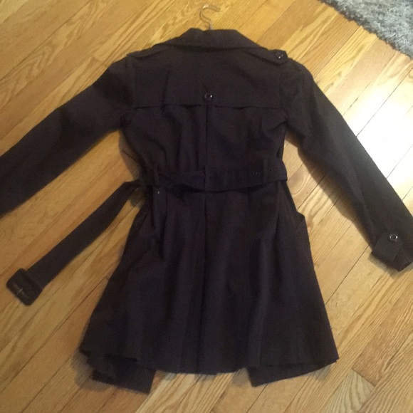 Espresso Brown Grass Collection Trench Coat - Picture 6 of 8